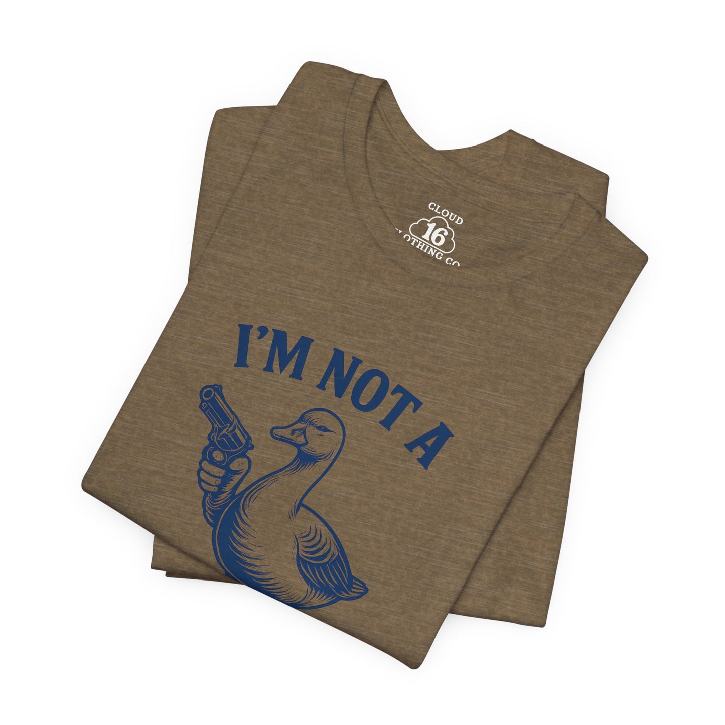 Funny Duck Graphic Tee - Humorous Animal T-Shirt for Duck Lovers