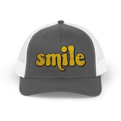Sparkling Smile Snapback Trucker Cap - Premium Summer Hat for Festivals & Everyday Wear