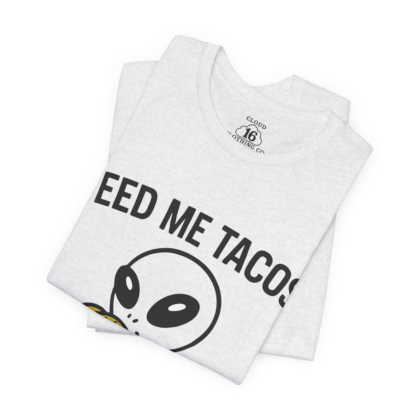 Alien Taco Lover T-Shirt - Funny UFO Foodie Tee for Taco Tuesday