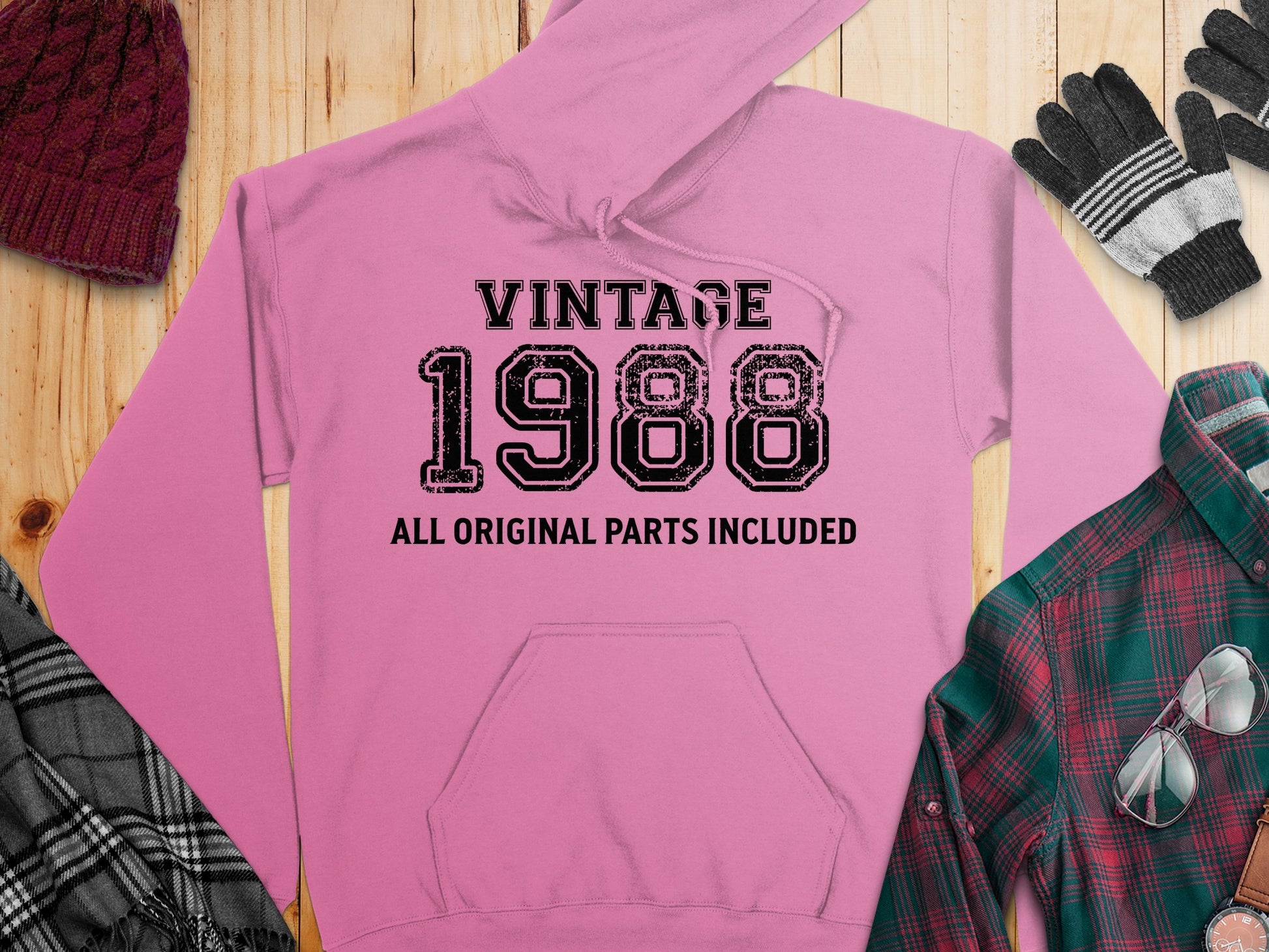 Vintage 1988 All Original Parts Included Hoodie