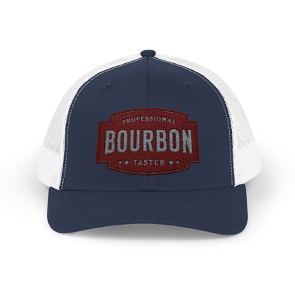 Premium Bourbon Lover Snapback Hat - Embroidered Trucker Cap for Men