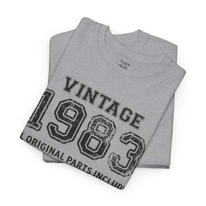 Vintage 1983 Retro T-Shirt - Premium Unisex Cotton Tee