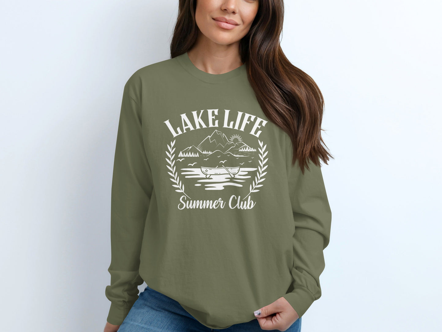 Lake Life Summer Club Long Sleeve Shirt