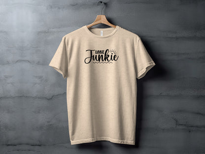 Lake Junkie Graphic for Lovers of Water Activities T-Shirt T-Shirt - Outdoor & Adventure Collection - Mile Marker 16 Gear by Cloud 16 Clothing Co.