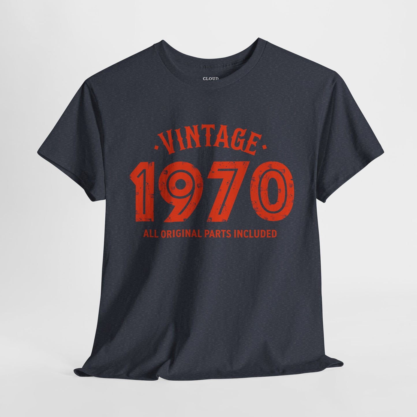 Vintage 1970 T-Shirt - Premium Unisex Heavy Cotton Retro Tee