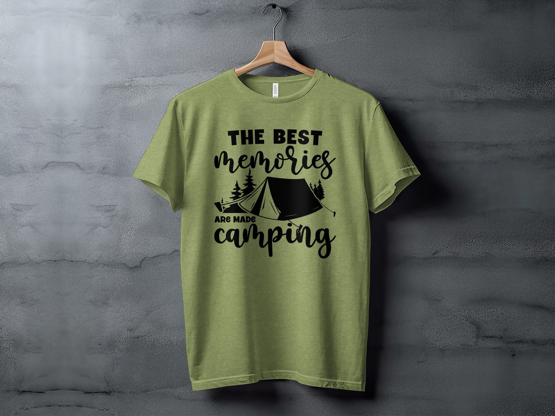 The Best Memories Are Made Camping Outdoors T-Shirt T-Shirt - Outdoor & Adventure Collection - Mile Marker 16 Gear by Cloud 16 Clothing Co.