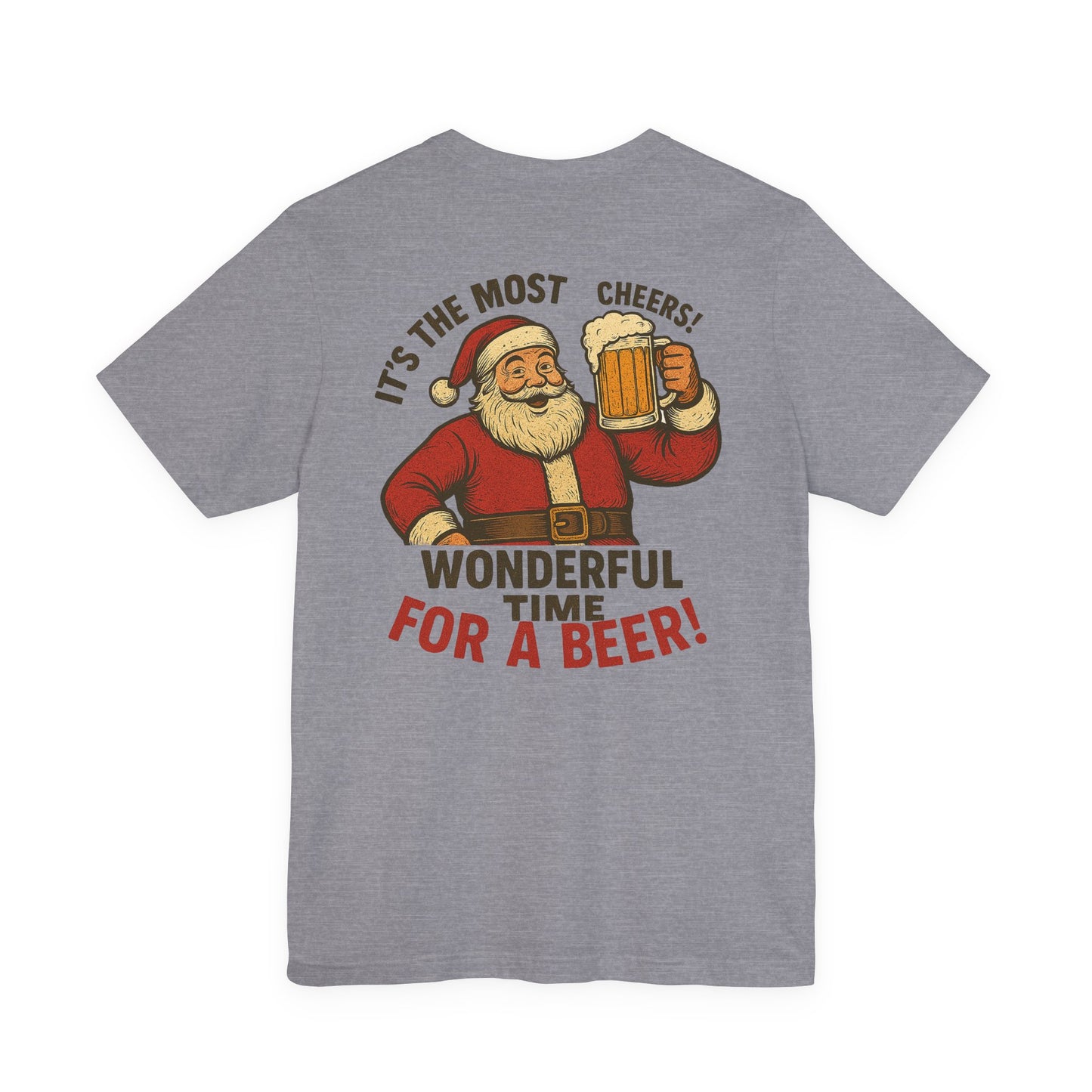 Scrappy Malone's Bar Christmas Tee — "It's the Most Wonderful Time for a Beer"