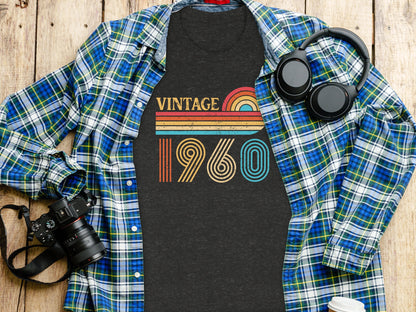 Vintage 1960 Graphic Tee for Retro Style Enthusiasts