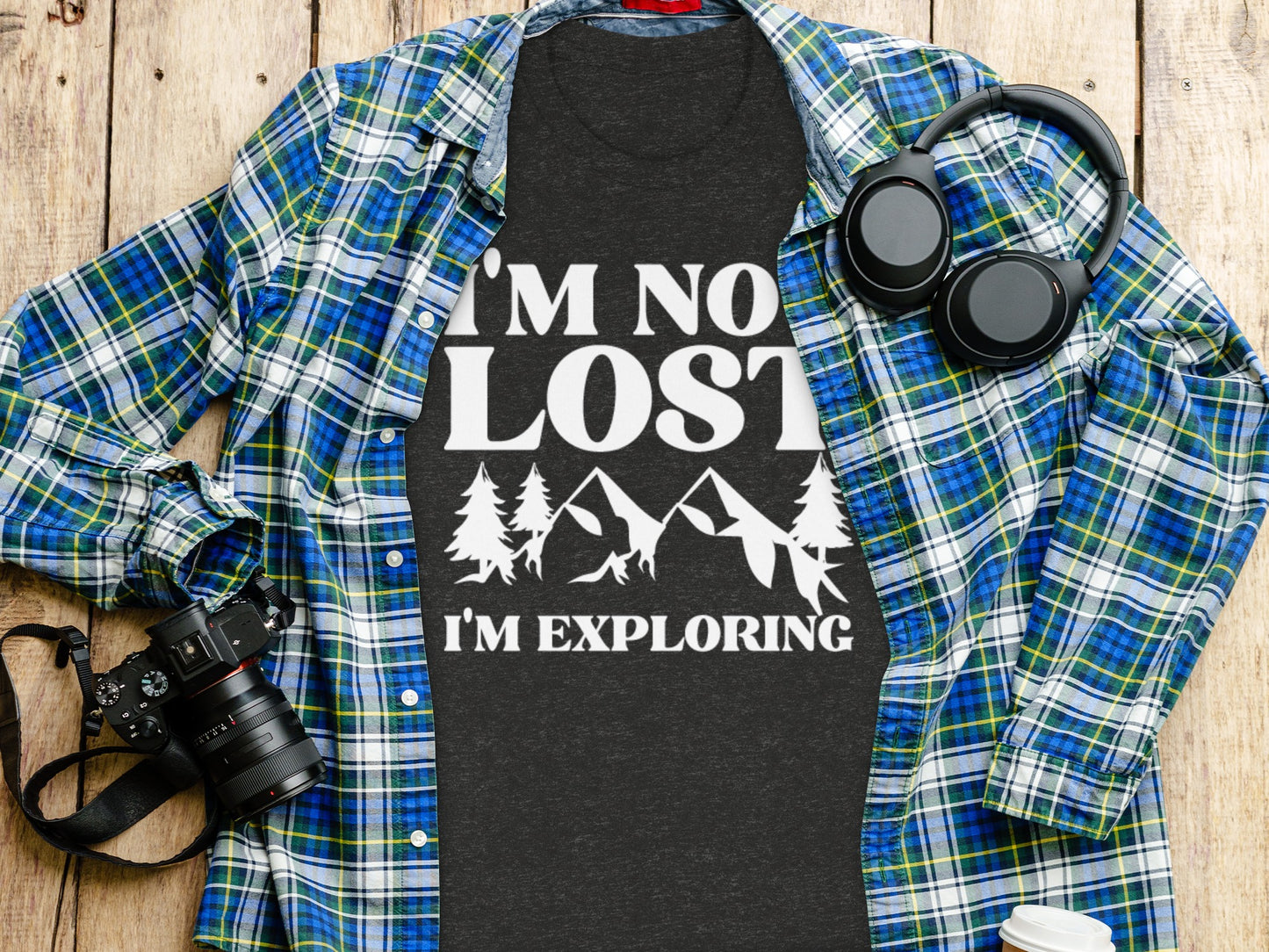 I Am Not Lost I Am Exploring Outdoors Nature T-Shirt T-Shirt - Outdoor & Adventure Collection - Mile Marker 16 Gear by Cloud 16 Clothing Co.