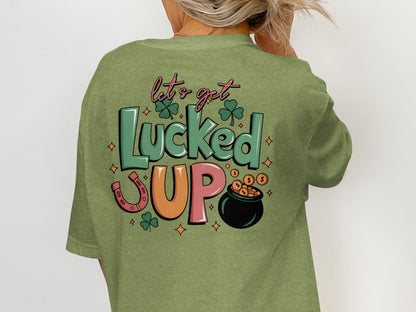 Scrappy Malone's Bar Art, Irish Bar Sign, Shamrock Clover Design, Irish Pub Decor T-Shirt - Scrappy Malone's Bar 100-Proof Humor - Cloud 16 Clothing Co.