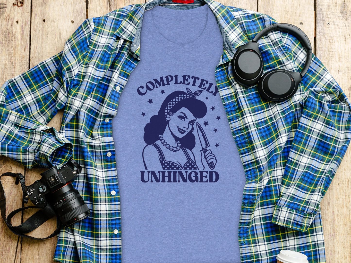 Completely Unhinged Graphic Tee for a Bold Statement