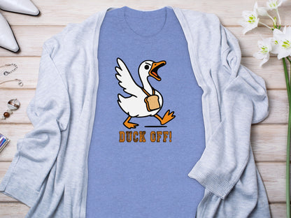Duck Off Funny Graphic Tee for Animal Lovers