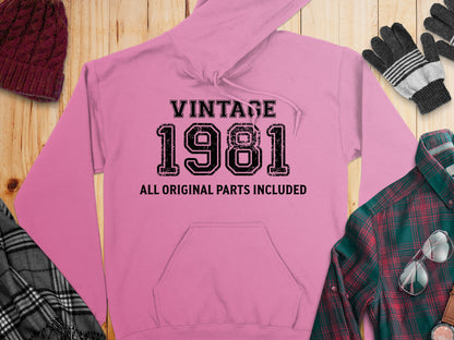 Vintage 1981 All Original Parts Included Hoodie