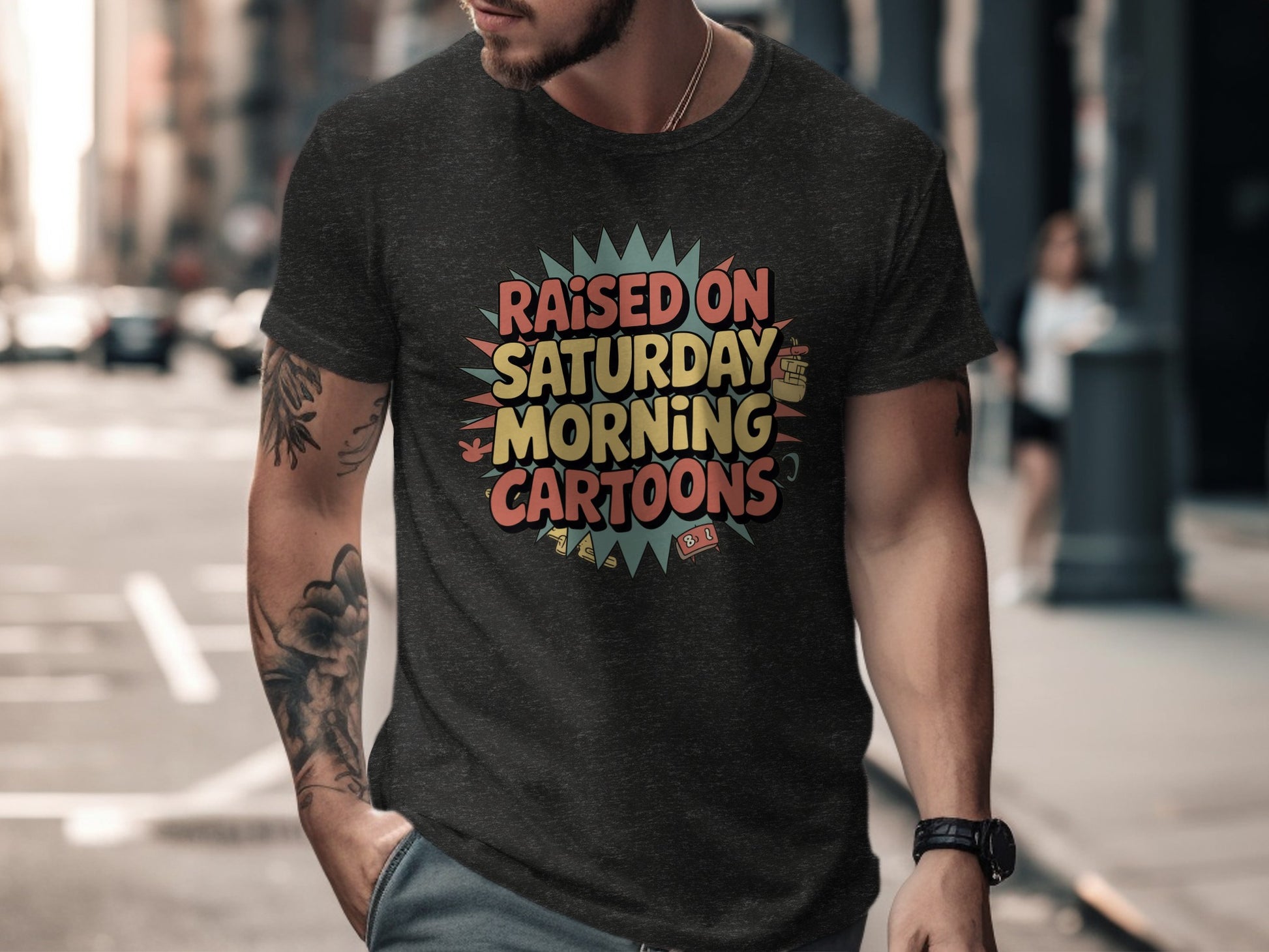Raised on Saturday Morning Cartoons T-shirt