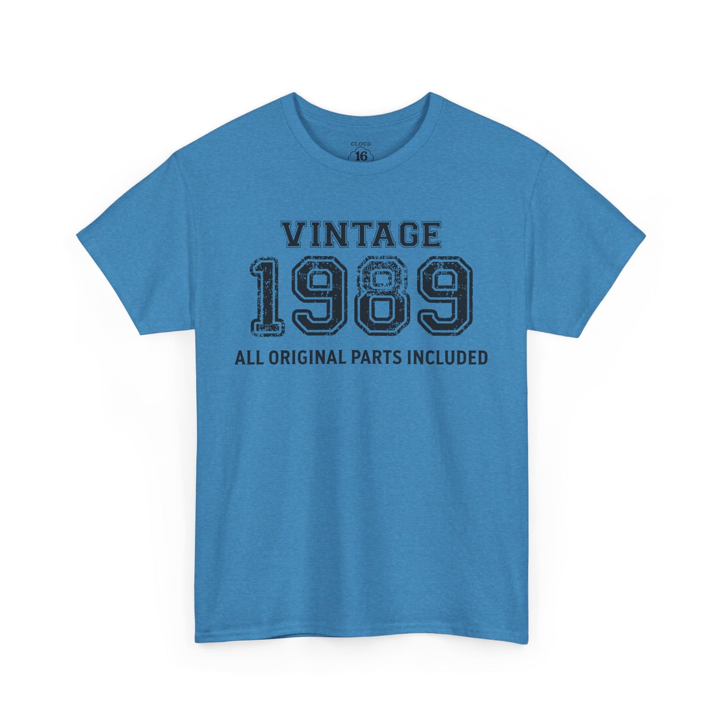 Vintage 1989 Retro T-Shirt - Premium Unisex Cotton Tee