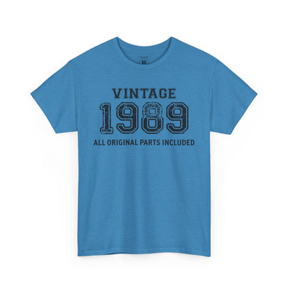 Vintage 1989 Retro T-Shirt - Premium Unisex Cotton Tee