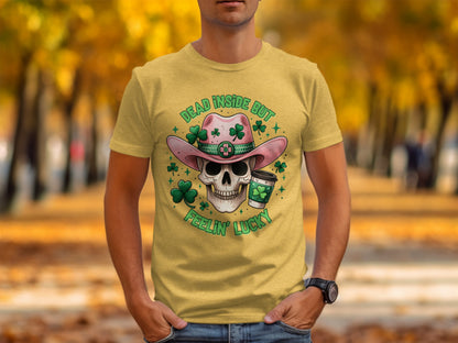 Dead Inside But Feelin' Lucky Graphic T-Shirt