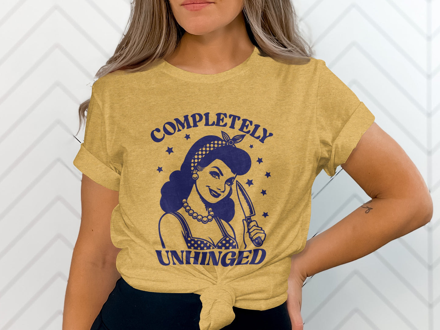 Completely Unhinged Graphic Tee for Bold Style