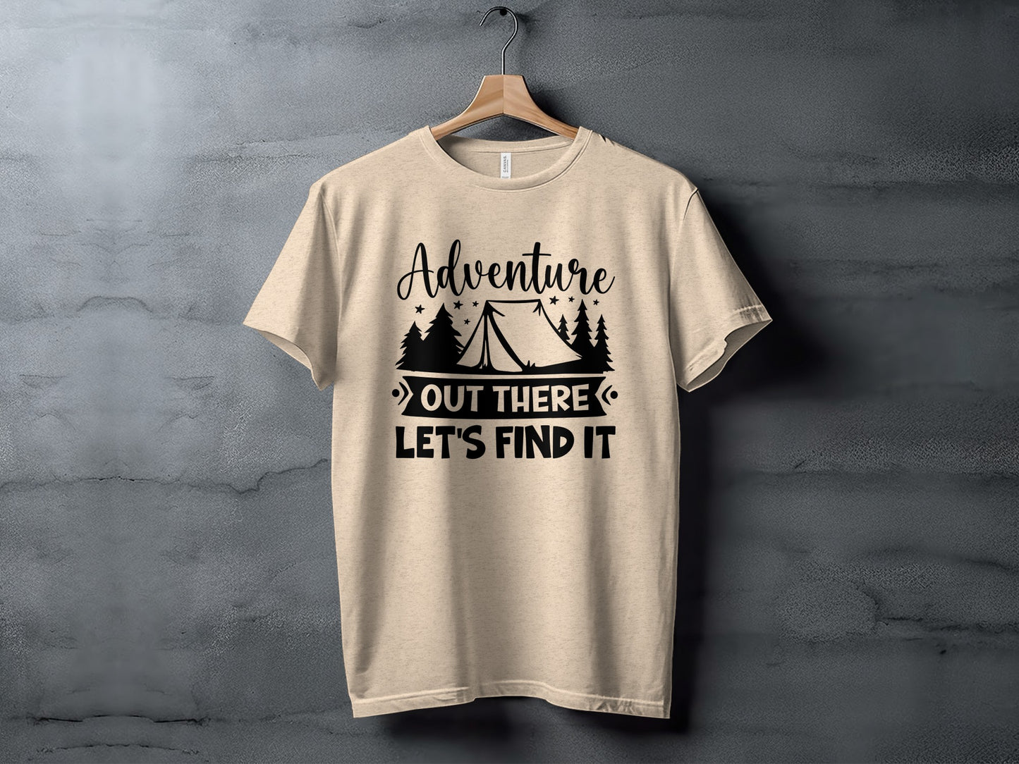 Adventure Out There Lets Find It Graphic Adventure T-Shirt T-Shirt - Outdoor & Adventure Collection - Mile Marker 16 Gear by Cloud 16 Clothing Co.