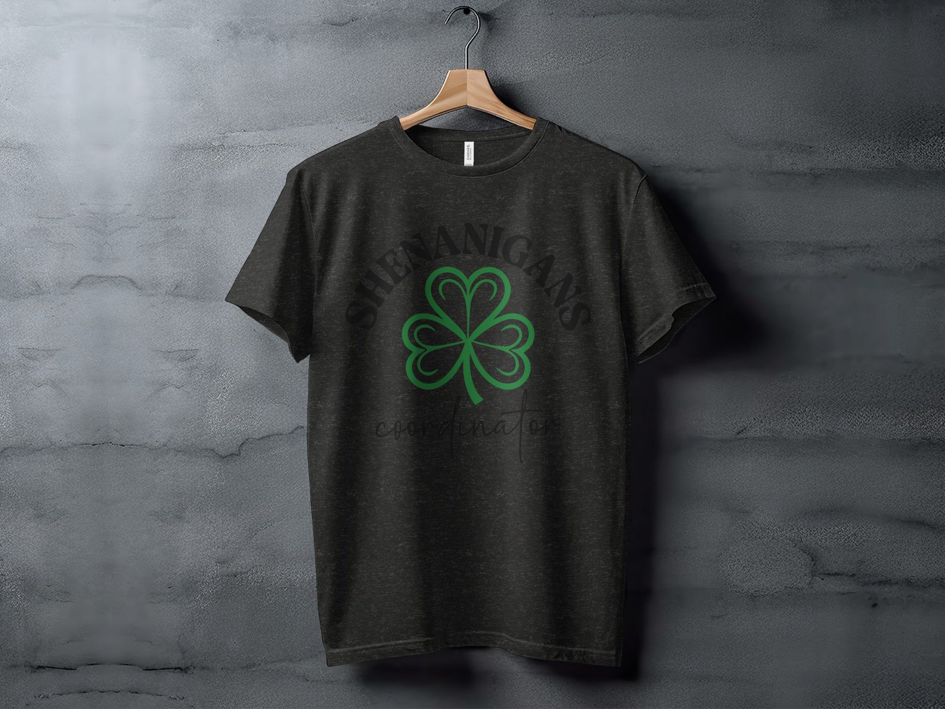 Shenanigans Coordinator Shirt with Shamrock Design