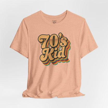 Retro 70s Kid T-Shirt - Vintage Unisex Tee for Nostalgia Lovers