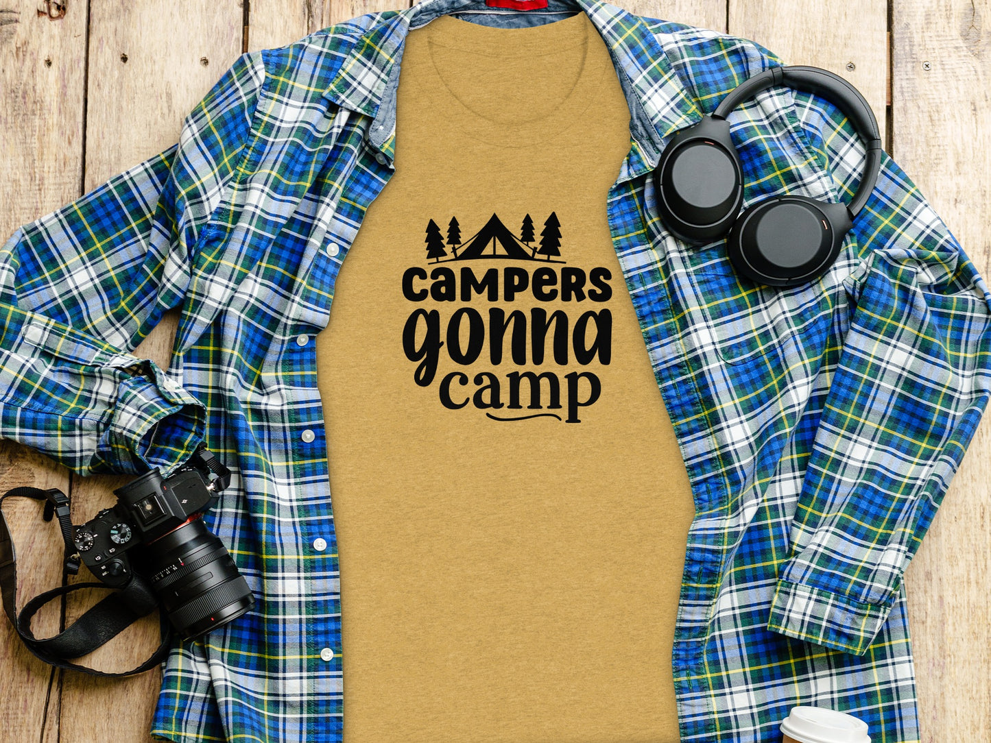Campers Gonna Camp Camping Outdoor Adventure T-Shirt T-Shirt - Outdoor & Adventure Collection - Mile Marker 16 Gear by Cloud 16 Clothing Co.
