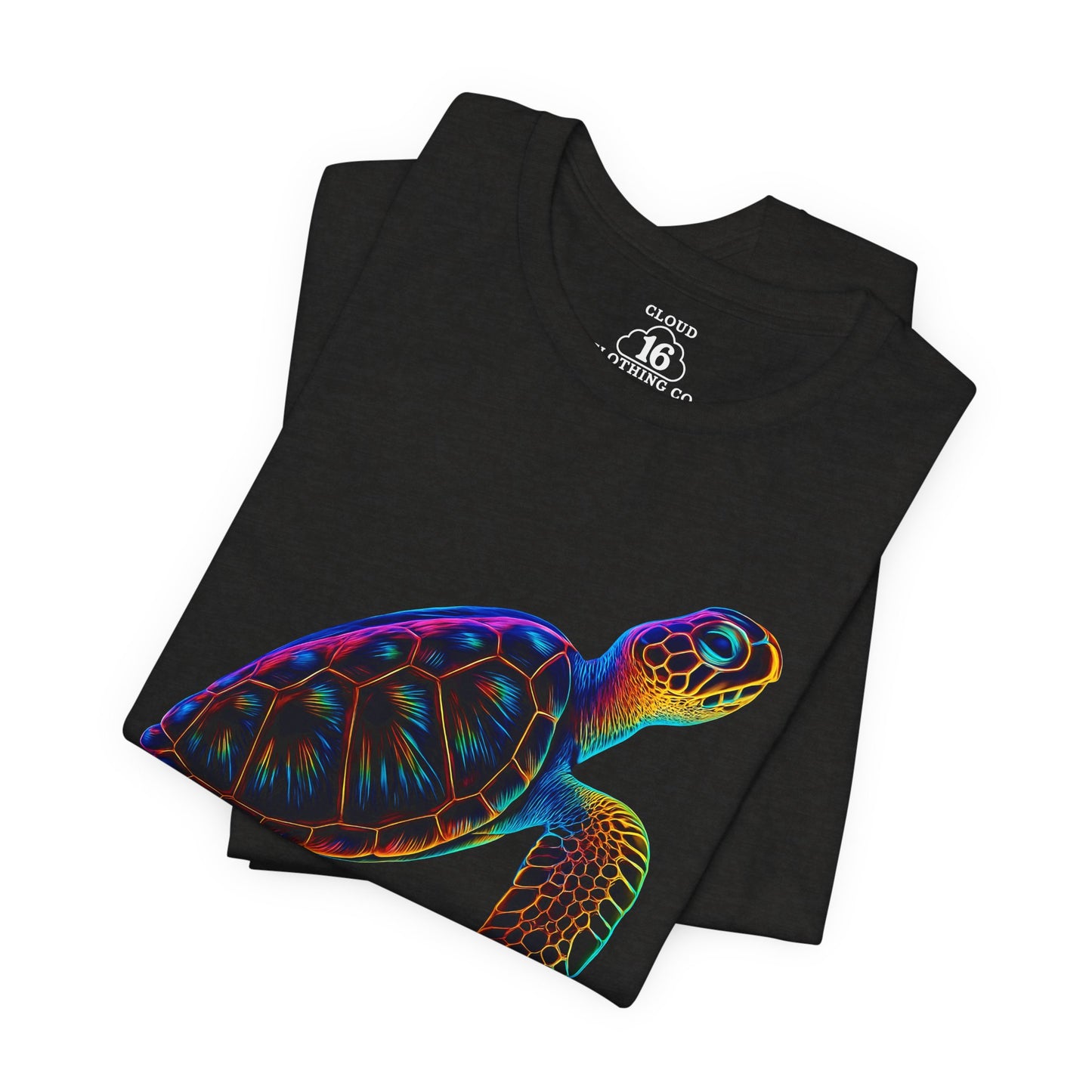 Colorful Turtle T-Shirt - Unisex Ocean Graphic Tee | Eco-Friendly Summer Apparel