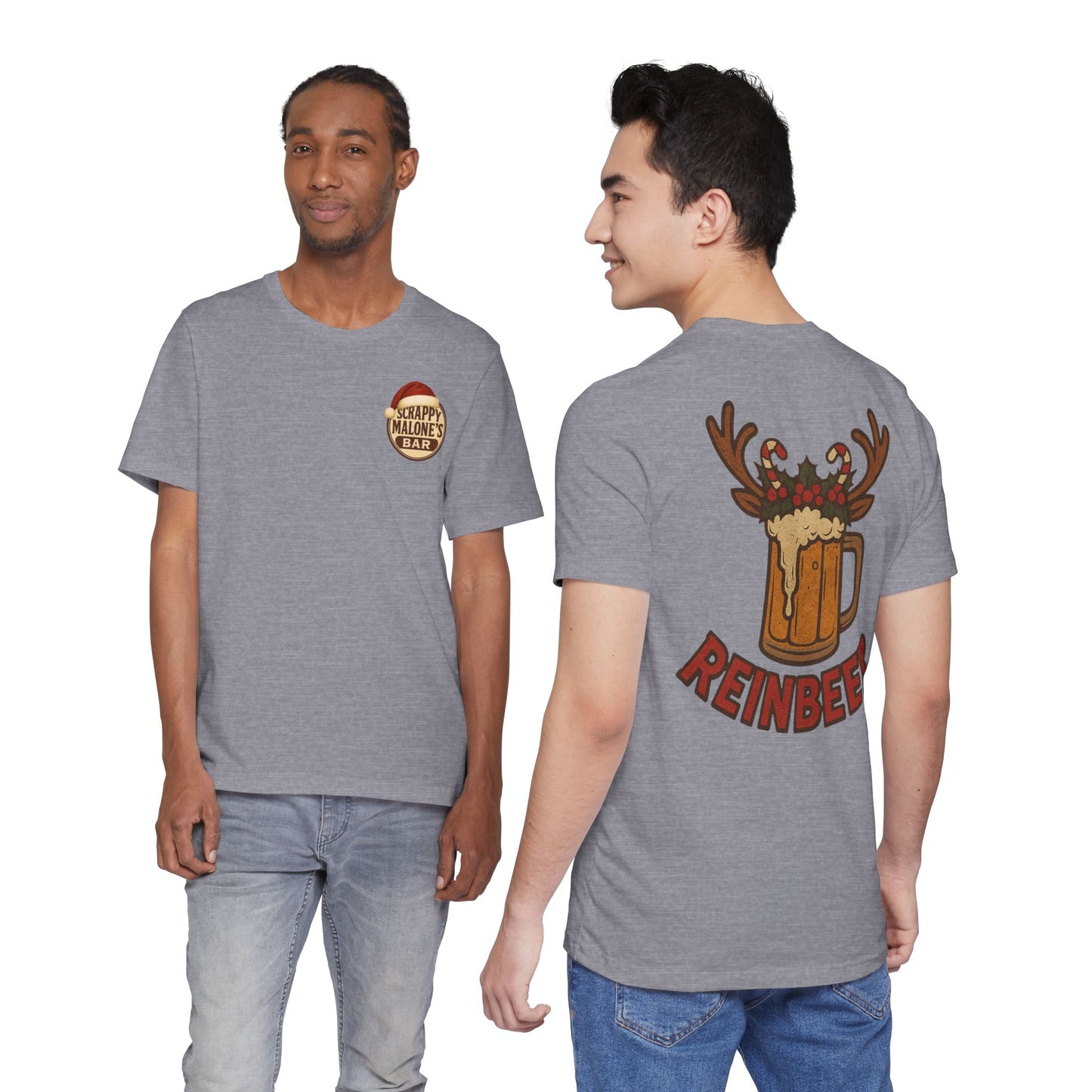 Scrappy Malone's Bar 'ReinBeer' Christmas Tee