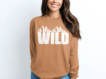 Wild Mountains Long Sleeve Shirt for the Outdoors