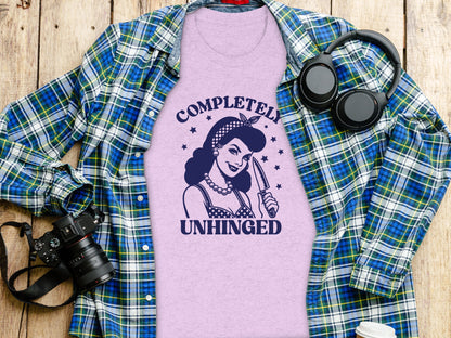 Completely Unhinged Retro Style Graphic Shirt