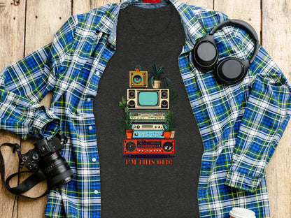 Retro Electronics Stack I'm This Old Graphic T-Shirt