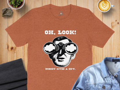 OH LOOK Nobody Gives A Sh*t Graphic T-shirt