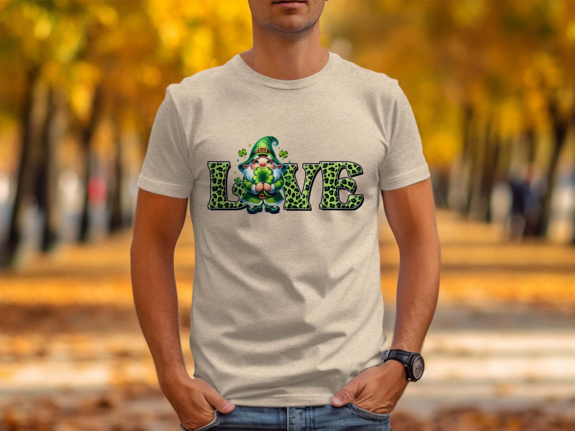 Love Gnome St. Patrick's Day Men's T-Shirt