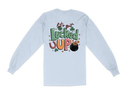 Scrappy Malone's Bar Art, Irish Bar Sign, Shamrock Clover Design, Irish Pub Decor T-Shirt - Scrappy Malone's Bar 100-Proof Humor - Cloud 16 Clothing Co.