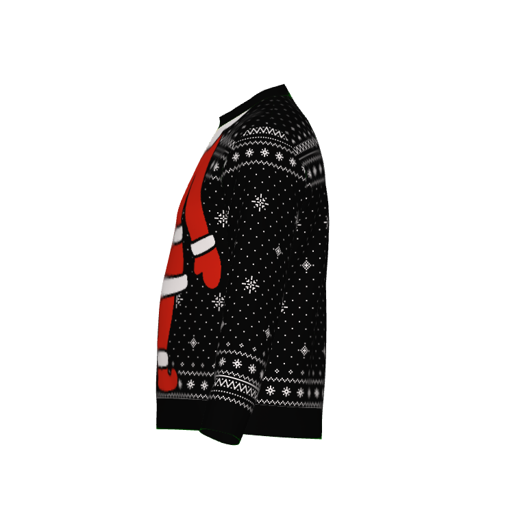 Santa Knitted Sweater - Lightweight Crew Neck Knit
