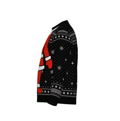 Santa Knitted Sweater - Lightweight Crew Neck Knit