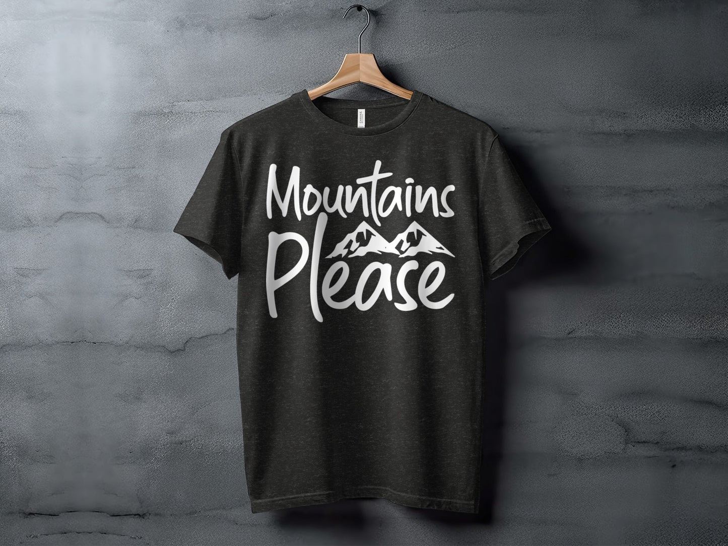 Mountains Please Design Stylish Nature Lover T-Shirt T-Shirt - Outdoor & Adventure Collection - Mile Marker 16 Gear by Cloud 16 Clothing Co.