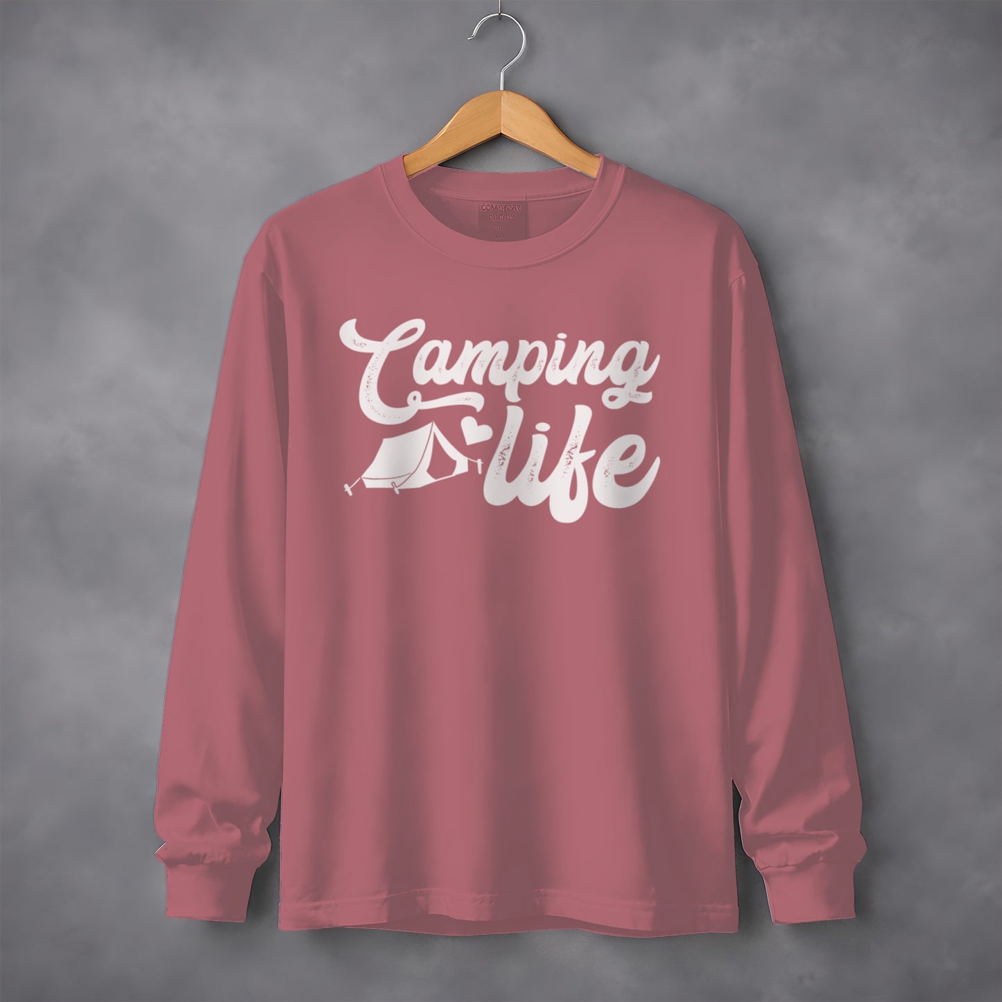 Camping Life Long Sleeve Graphic Shirt