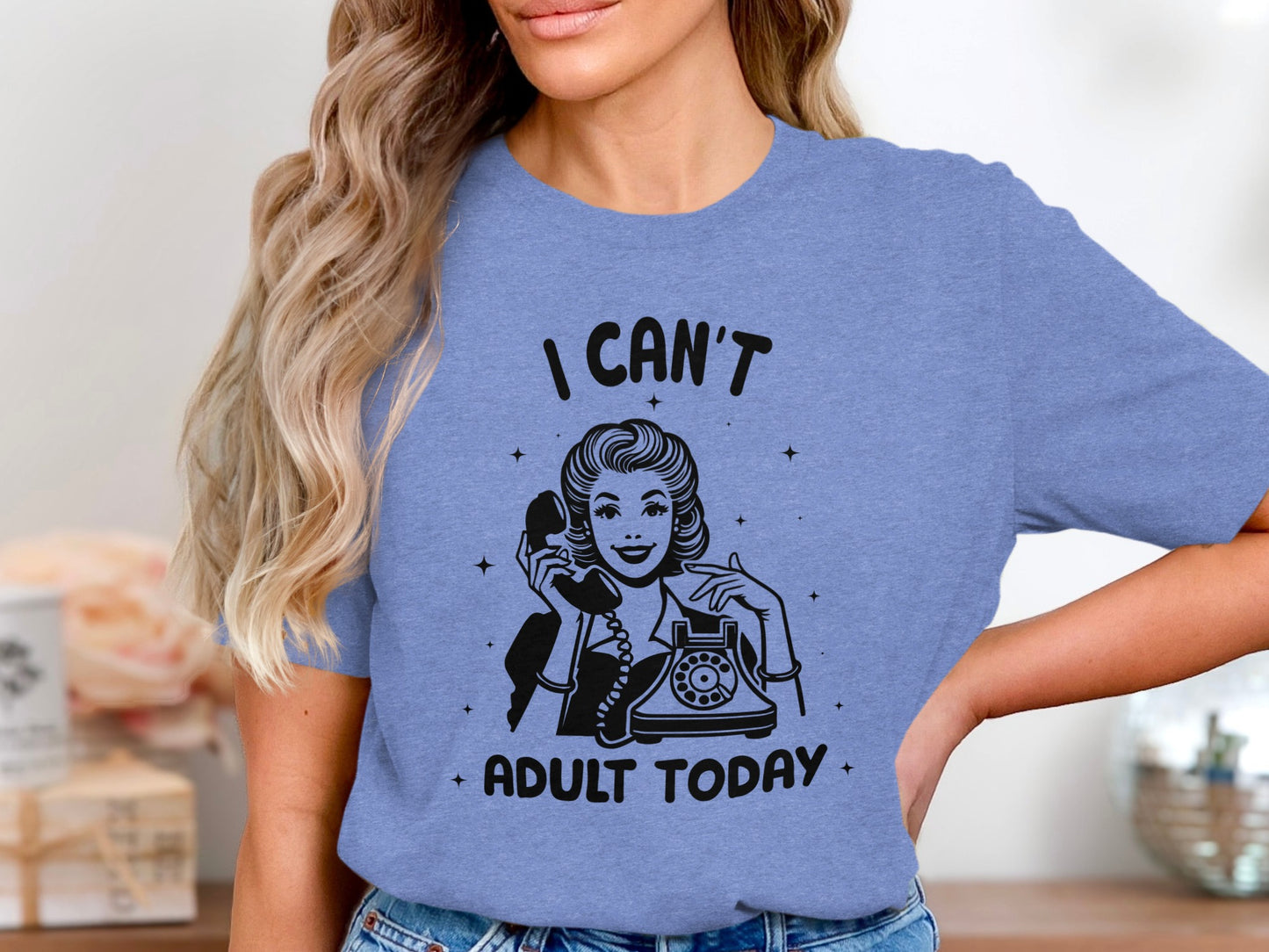 I Can't Adult Today Graphic Statement T-shirt