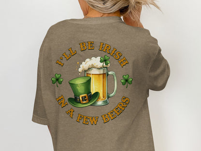 Scrappy Malone's Bar, Shamrock Decor, St Patricks Day, Irish Pub Sign, Gift for Pub Owner, Home Bar Decor T-Shirt - Scrappy Malone's Bar 100-Proof Humor - Cloud 16 Clothing Co.
