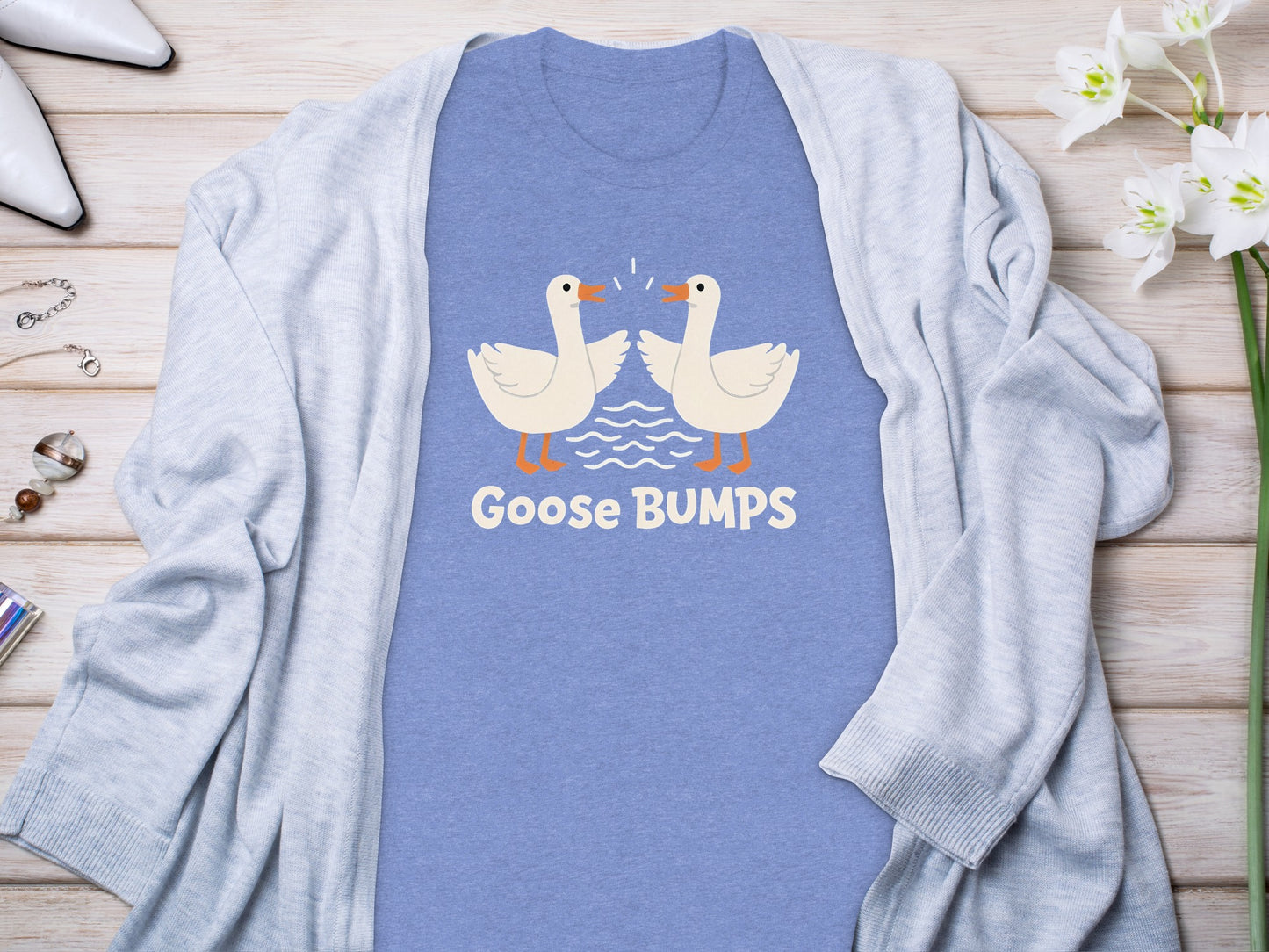 Goose Bumps Playful Ducks Graphic Tee product