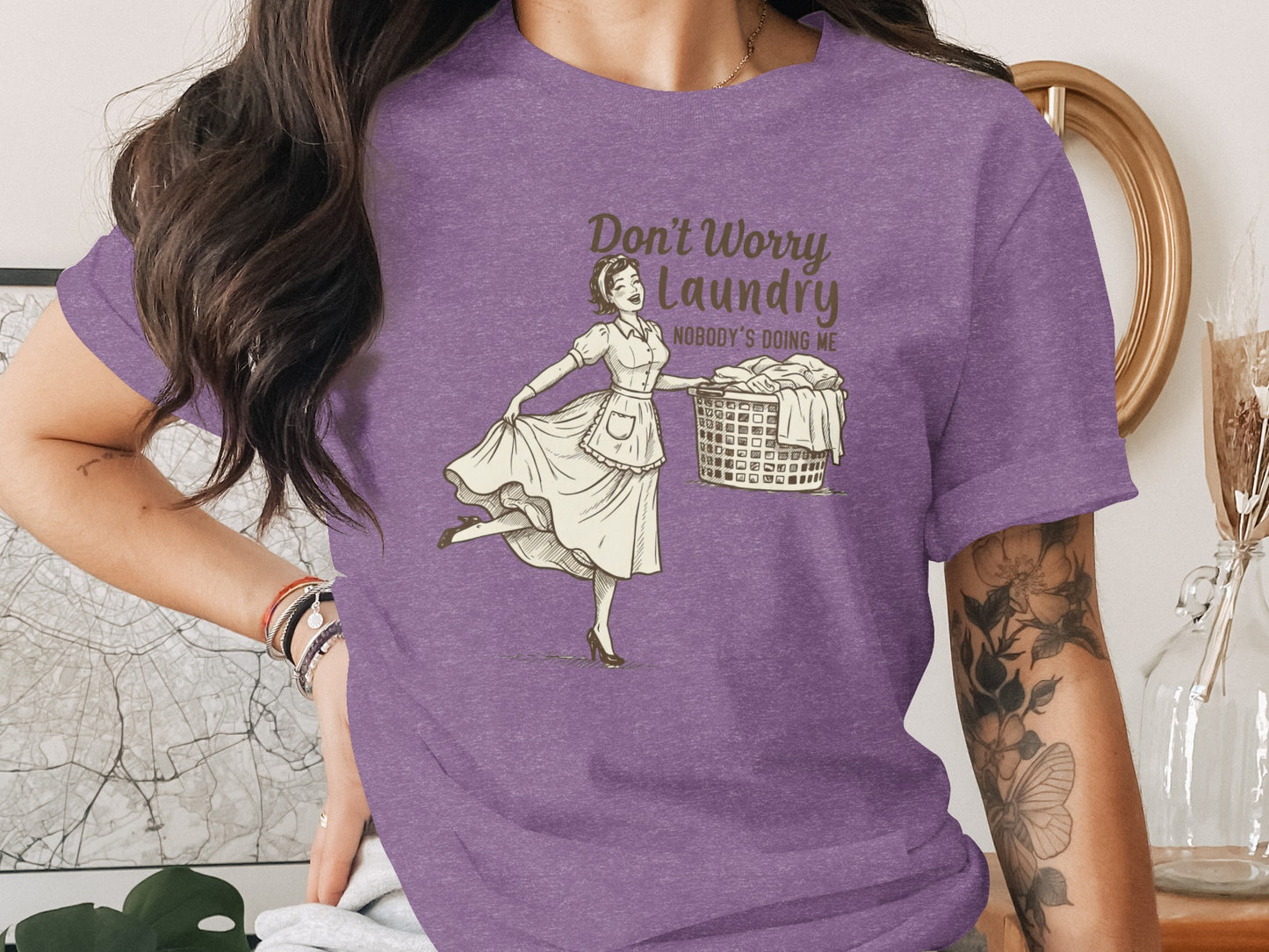 Don't Worry Laundry Nobody's Doing Me Funny T-shirt