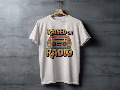 Raised on Radio Graphic T-Shirt Retro Style Tee