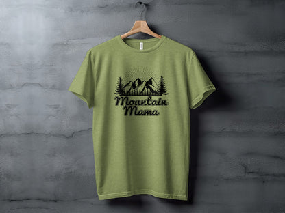 Mountain Mama Adventure Design Ideal Mother's Day T-Shirt T-Shirt - Outdoor & Adventure Collection - Mile Marker 16 Gear by Cloud 16 Clothing Co.