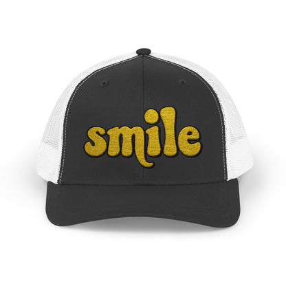 Sparkling Smile Snapback Trucker Cap - Premium Summer Hat for Festivals & Everyday Wear