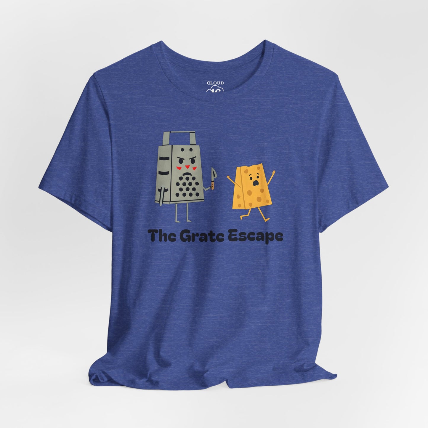 The Grate Escape - Funny Cheese Pun T-Shirt for Food Lovers