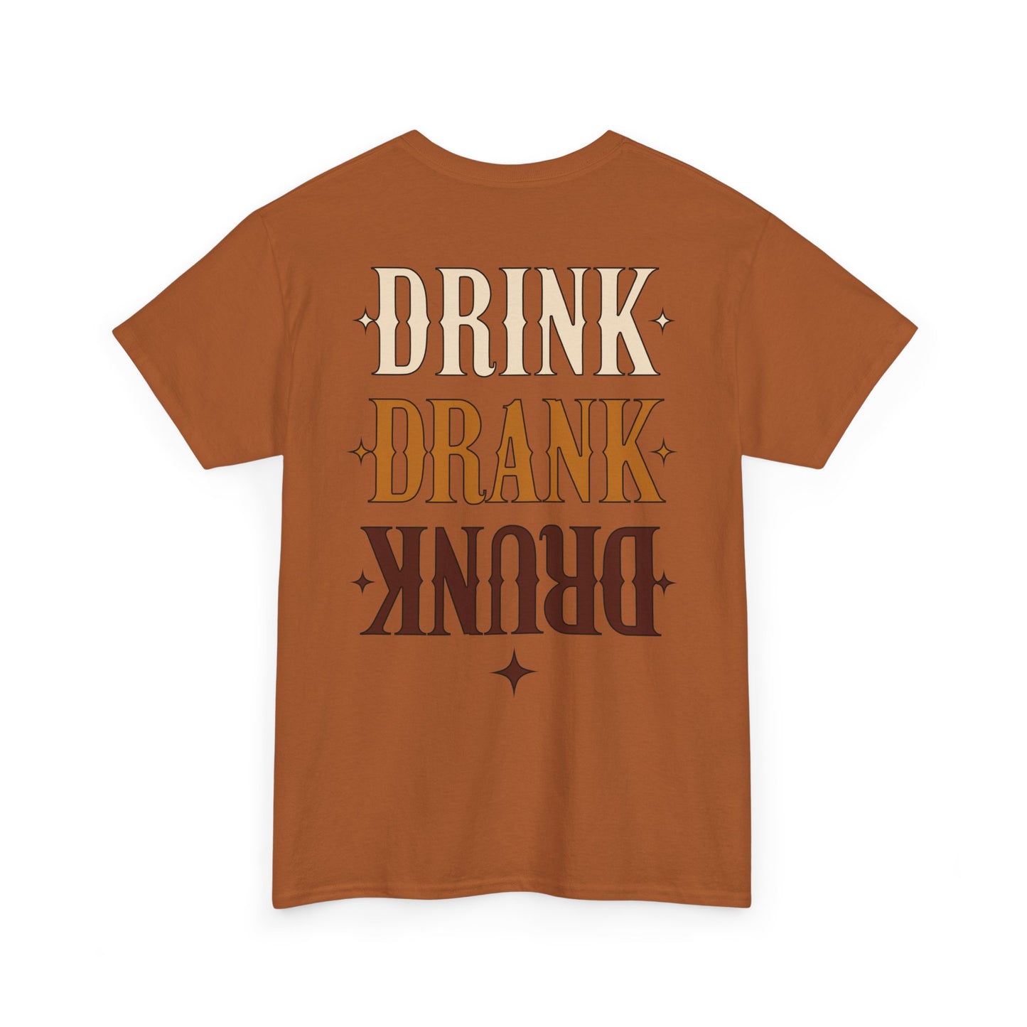 Scrappy Malone's Relaxed Fit 'Drink Drank Drunk' Funny T-Shirt - Unisex Cotton Tee