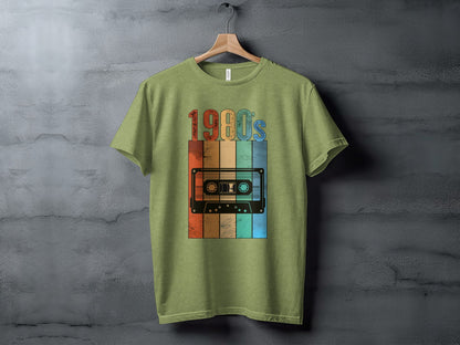 Retro 1980s Cassette Graphic Design T-shirt Product