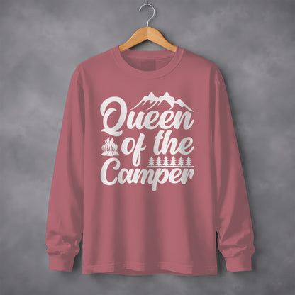 Queen of the Camper Graphic Long-Sleeve Shirt