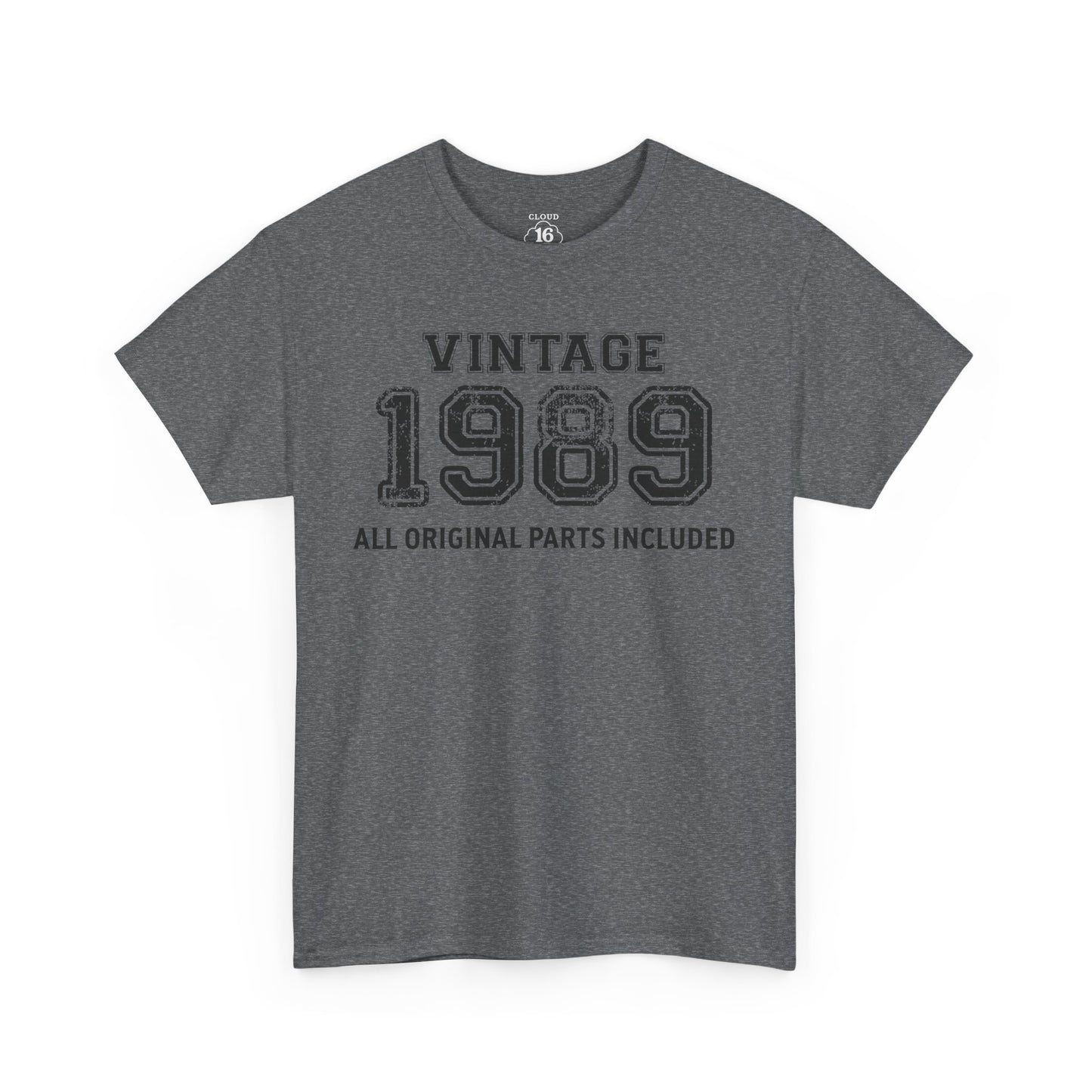 Vintage 1989 Retro T-Shirt - Premium Unisex Cotton Tee
